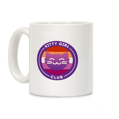 Kitty Girl Club Patch Coffee Mug