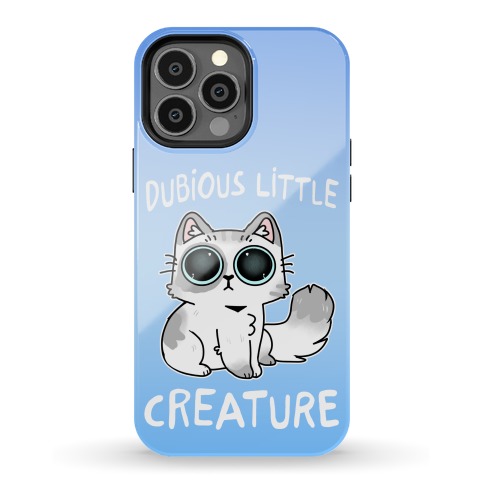 Dubious Little Creature Cat Phone Case