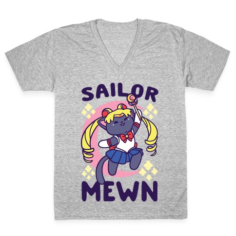 Sailor Mewn V-Neck Tee Shirt