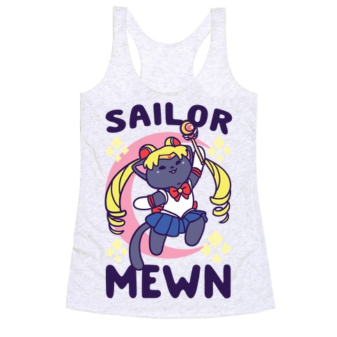 Sailor Mewn Racerback Tank Top