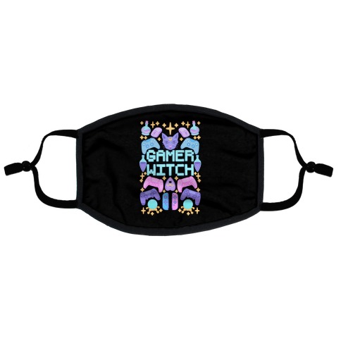 Gamer Witch Flat Face Mask