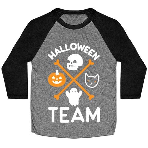 Halloween Team Baseball Tee