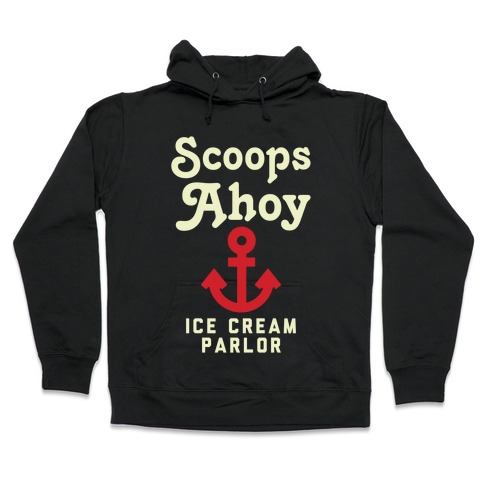 Scoops Ahoy Logo Parody Hooded Sweatshirt