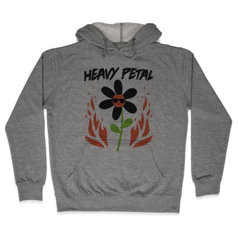 Heavy Petal Flower Hooded Sweatshirt