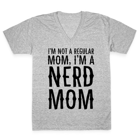 Nerd Mom V-Neck Tee Shirt