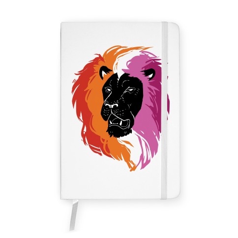 Lesbian Lion Pride Notebook