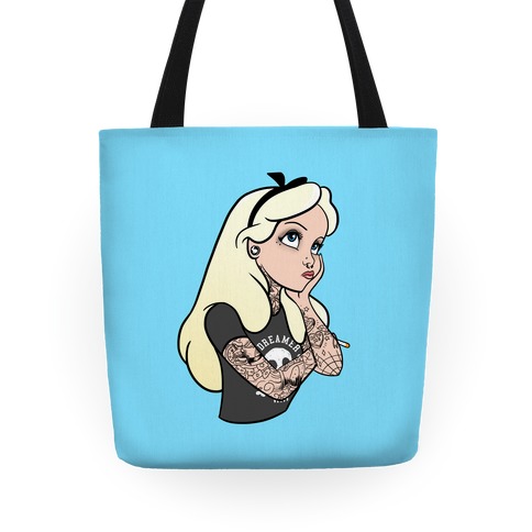 Punk Alice Parody Casual Tote