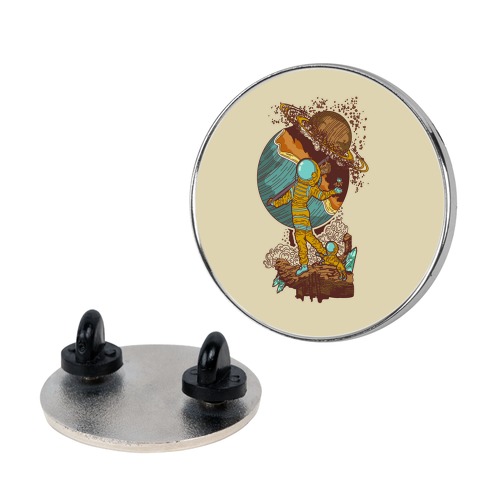 The Fool in Space Pin