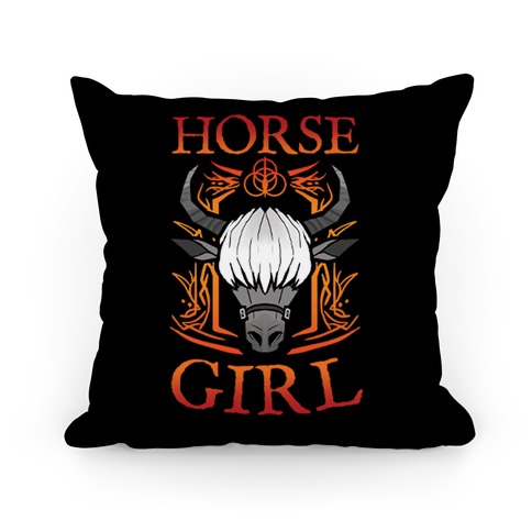 Horse Girl Pillow