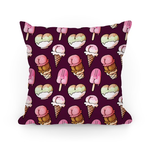 Ice Cream Butts Pillow