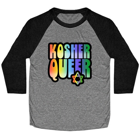Kosher Queer Baseball Tee
