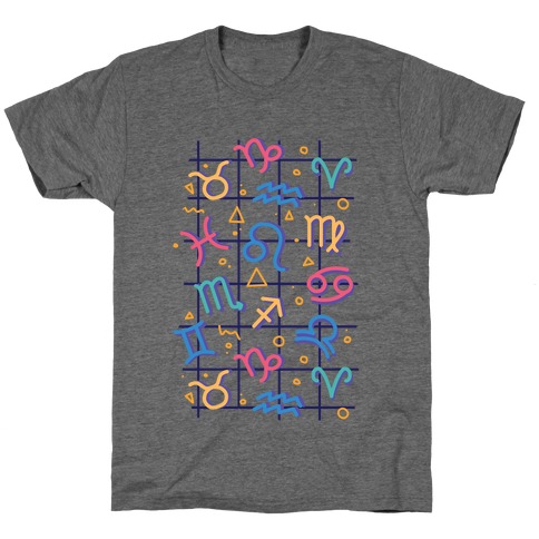 90's Zodiac Pattern T-Shirt