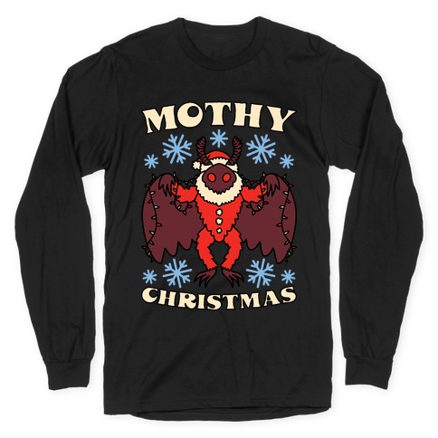 Mothy Christmas Long Sleeve T-Shirt