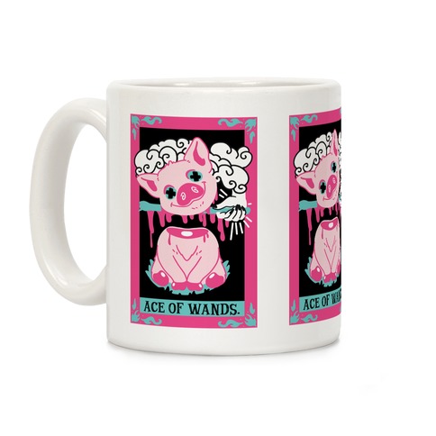 Creepy Cute Tarots: Ace of Wands Coffee Mug