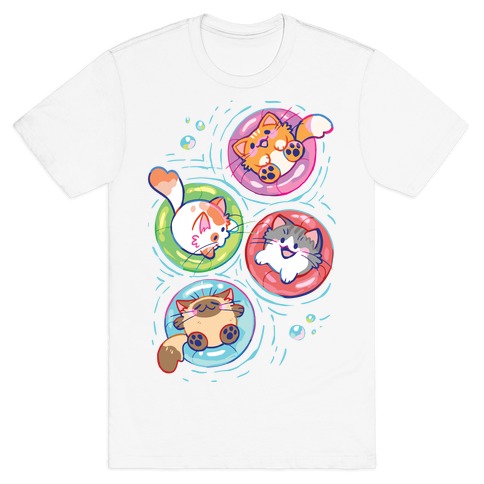 Pool Party Cats T-Shirt