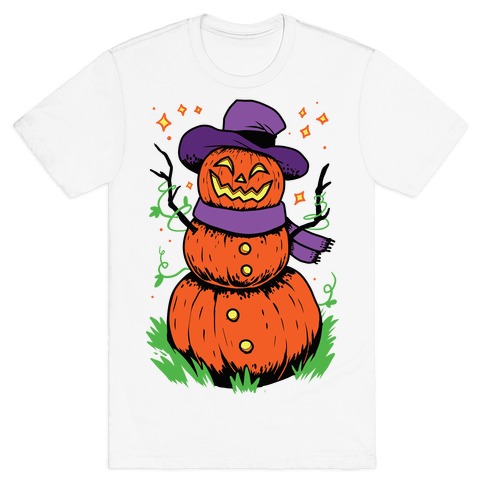 Pumpkin Snowman T-Shirt