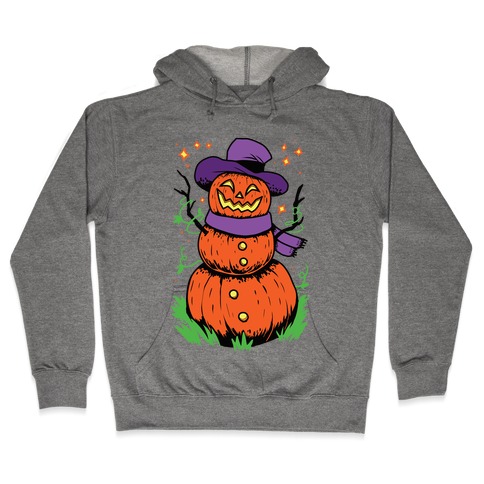 Pumpkin Snowman Hooded Sweatshirt