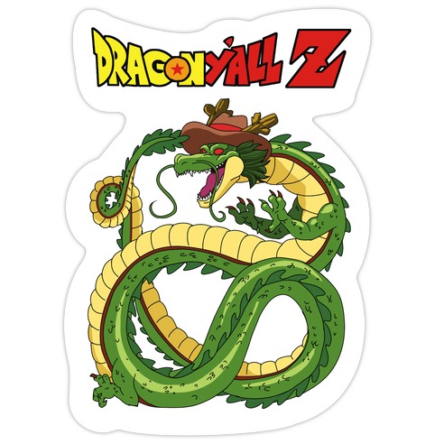 Dragon Y'all Z Die Cut Sticker
