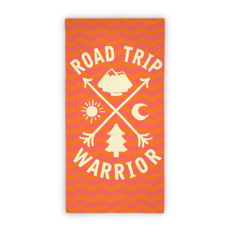 Road Trip Warrior Beach Towel Beach Towel