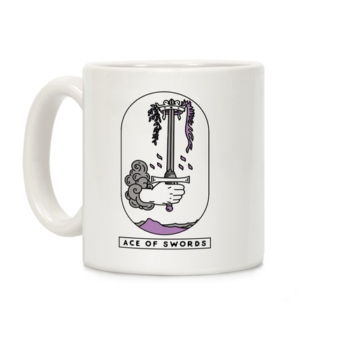 Ace of Swords Asexual Pride Coffee Mug