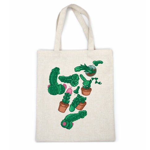 Penis Plants Pattern Casual Tote