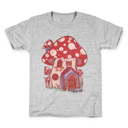 Fairy Mushroom House Pattern Kids T-Shirt