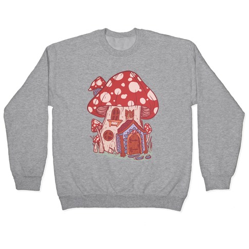 Fairy Mushroom House Pattern Pullover