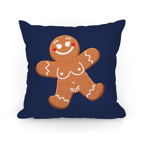Ginger Bread Nudists Female Pillow