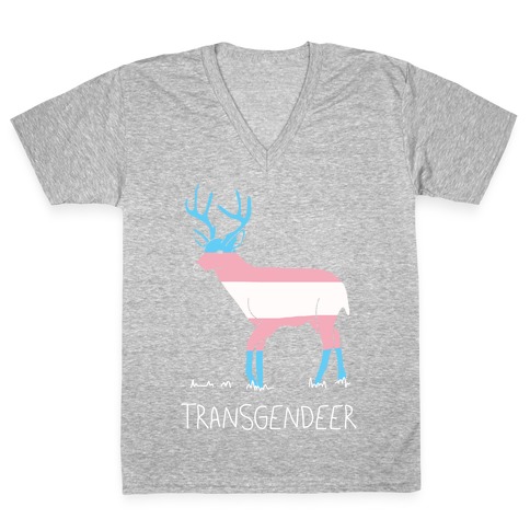 Transgendeer V-Neck Tee Shirt