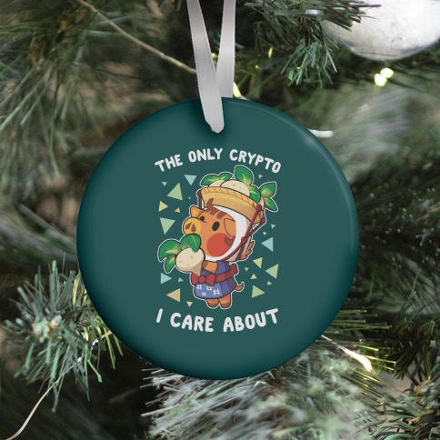 The Only Crypto I Care About Ornament