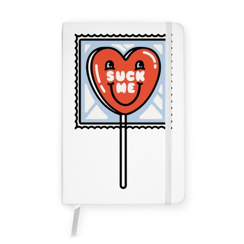 Suck Me Heart Lollipop Notebook
