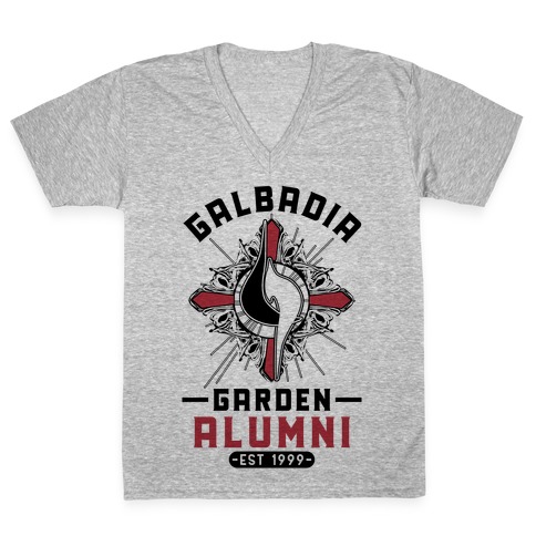 Galbadia Garden Alumni Final Fantasy Parody V-Neck Tee Shirt