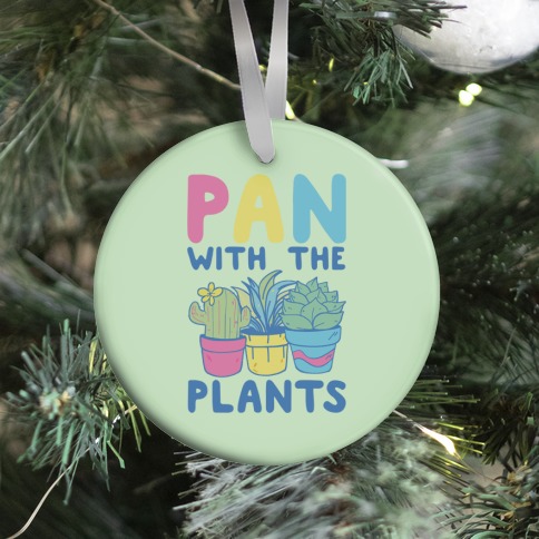 Pan with the Plants Ornament