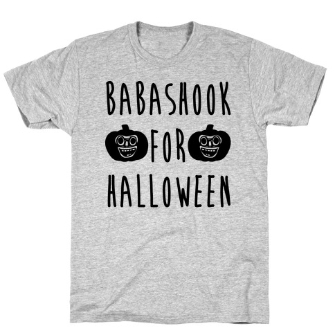 Babashook For Halloween Parody White Print T-Shirt