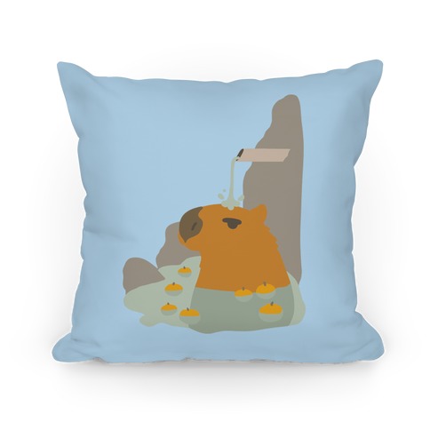 Capybara Hot Spring Pillow