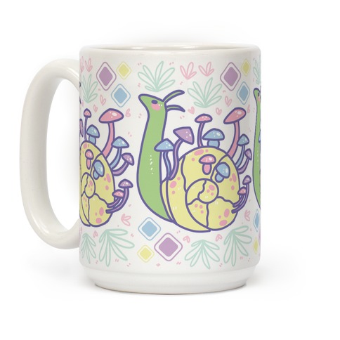 Funky Mushroom Pattern Coffee Mugs