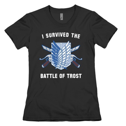 I Survived The Battle Of Trost Womens T-Shirt