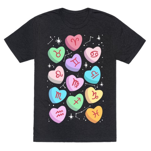 Horoscope Candy Hearts T-Shirt
