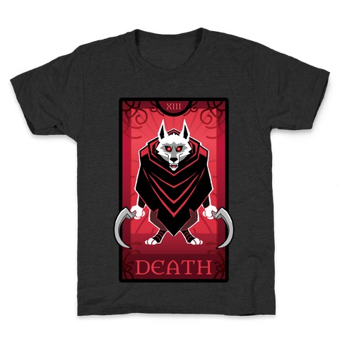 Death Wolf Tarot Kids T-Shirt