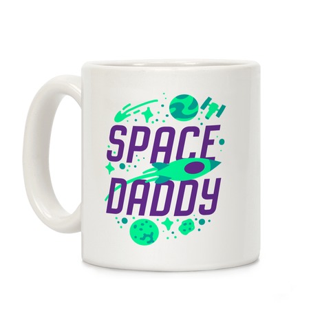 Space Daddy (Green) Coffee Mug