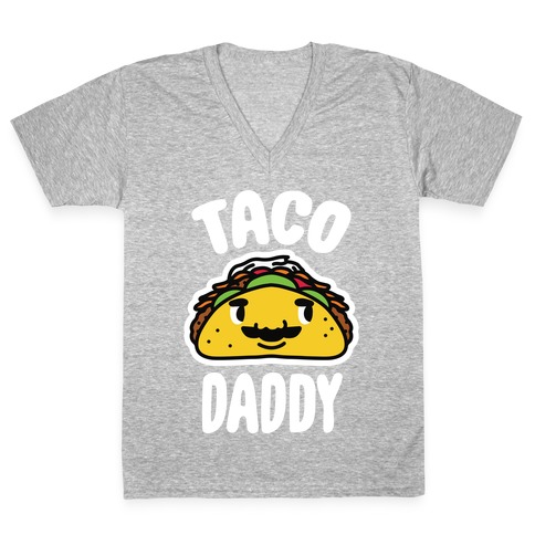 Taco Daddy V-Neck Tee Shirt