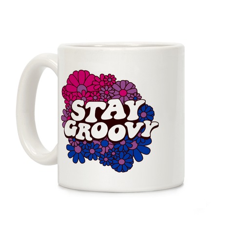 Stay Groovy (Bi Flag Colors) Coffee Mug