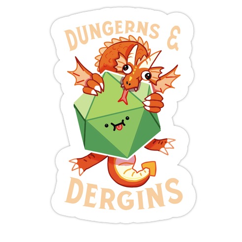 Dungerns & Dergins Die Cut Sticker