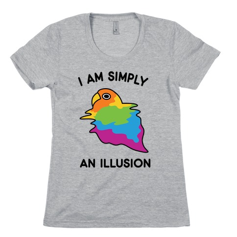 Bird Illusion Womens T-Shirt