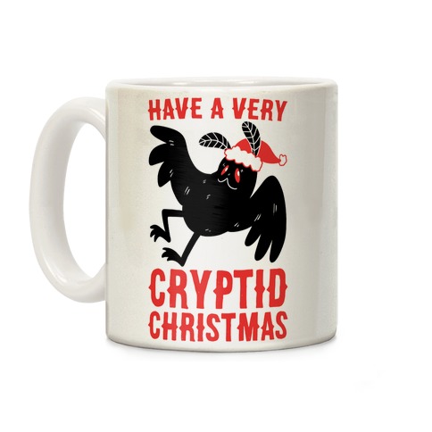 Have a Very Cryptid Christmas - Mothman Coffee Mug