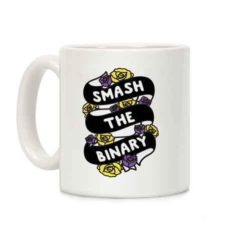 Smash The Binary Ribbon Coffee Mug
