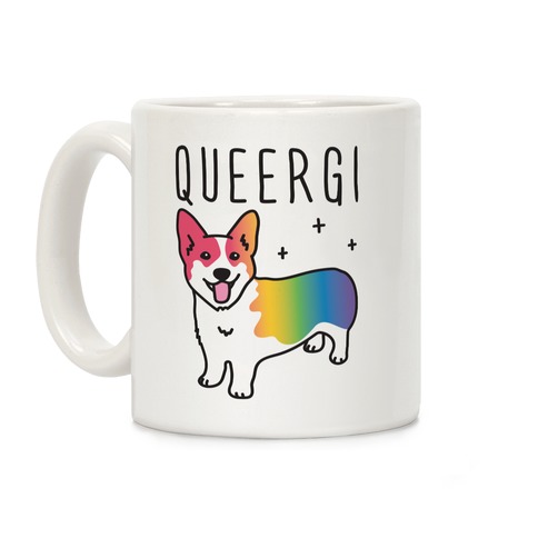 Queergi LGBTQ Corgi Coffee Mug