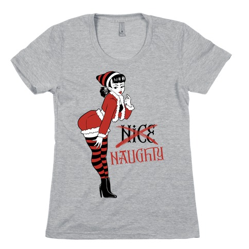 Naughty Elf Womens T-Shirt