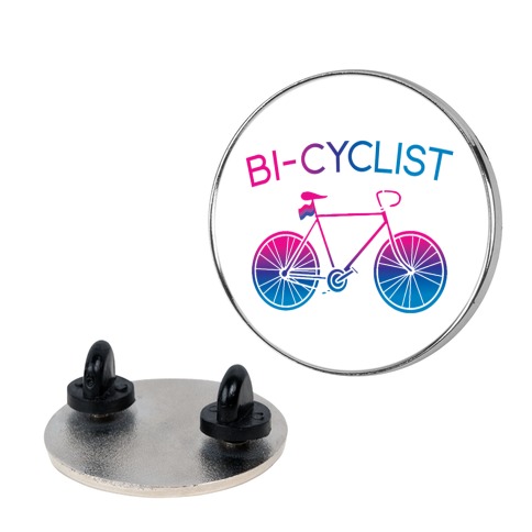 Bisexual Bi-Cyclist Pin