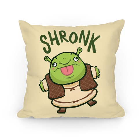Shronk Derpy Shrek Pillow